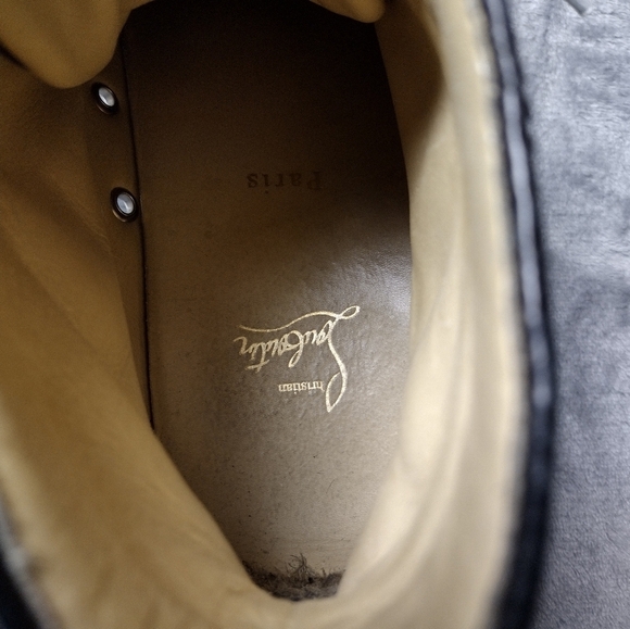 Christian Louboutin Multicolor Leather Rantus Orlato Sneakers Size 43.5 US 10.5 - Picture 8 of 14